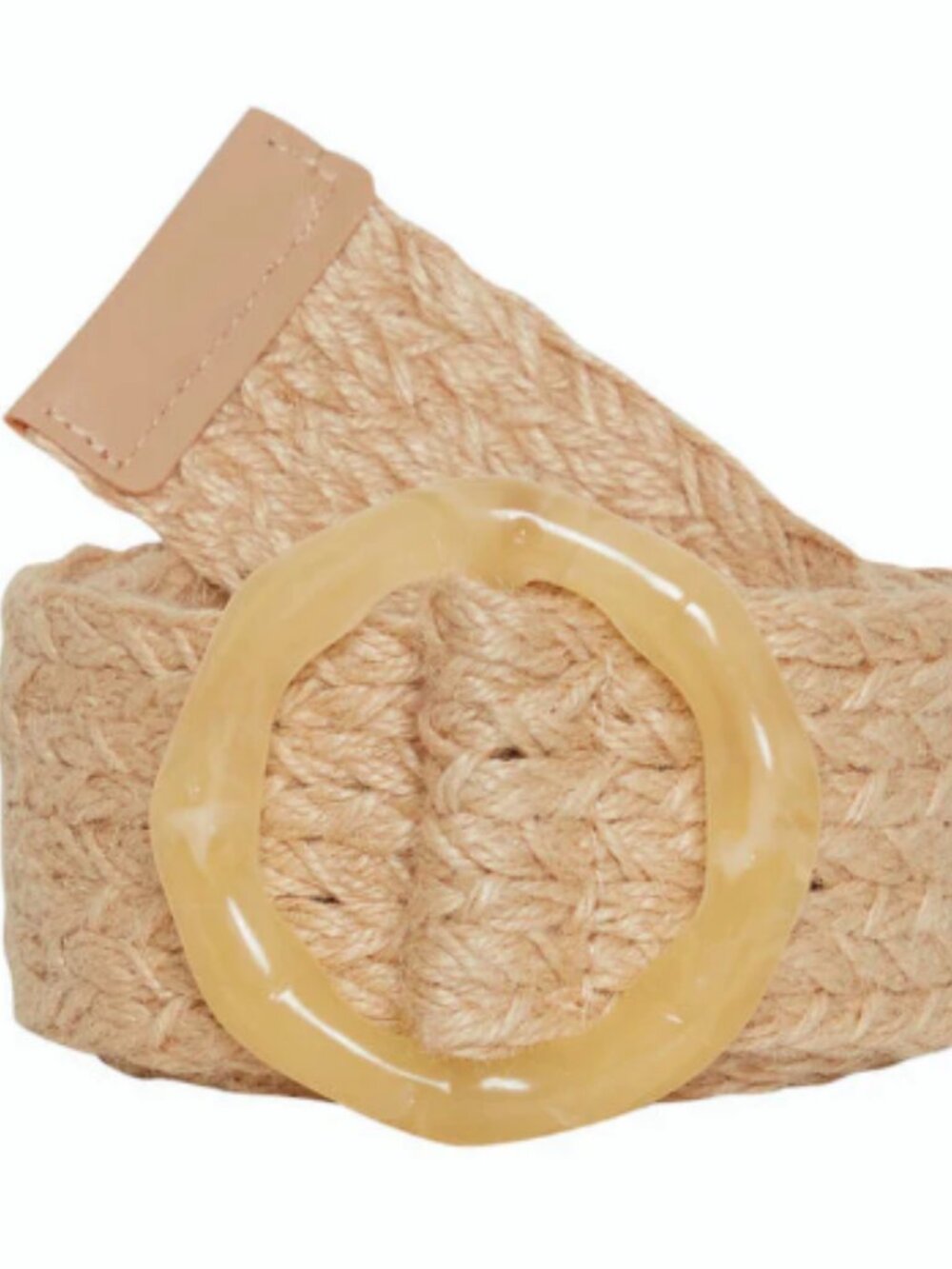 NWOT ICHI Natural Linen Belt Small-Medium